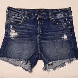 Silver Size 16 Jean Shorts